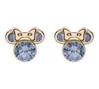DISNEY Jewelry Kinderohrring 375er Gelbgold hellblau Damen