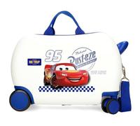 Joumma Disney Cars Trip Kinderkoffer, weiß, 45 x 31 x 20 cm, Hartplastik, 24,6 l, 1,8 kg, 2 Räder, Handgepäck, Handgepäck, Weiß, weiß, kinderkoffer