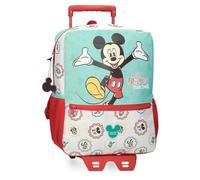 Disney Joumma Bags, Disney Mickey Best Friends Together, Schulrucksack, Kindergartenrucksack, aus Polyester, mit Tragegriff Oben, Breiten und verstellbaren Schulterriemen, Mehreren Taschen