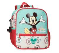 Disney Joumma Bags, Disney Mickey Best Friends Together, Schulrucksack, Kindergartenrucksack, aus Polyester, mit Tragegriff Oben, Breiten und verstellbaren Schulterriemen, Mehreren Taschen