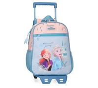 Joumma Disney Frozen Believe in The Journey Vorschulrucksack mit Trolley, blau, 23 x 28 x 10 cm, Polyester, 6,44 l, blau, Vorschule Rucksack mit Trolley