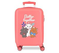 Disney Joumma Bags Klassischer Kinderkoffer mit 4 Rädern, aus ABS, einem Starren und leichten Material., Aristocats Coral, Talla única, Koffer 50