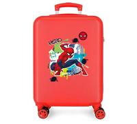 Disney Joumma Bags, Marvel Spiderman Urban, Kabinenkoffer, Kinderkoffer, aus ABS, einem Material, vier multidirektional drehbare Doppelräder, seitliches Zahlenschloss.