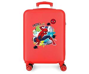 Disney Joumma Bags, Marvel Spiderman Urban, Kabinenkoffer, Kinderkoffer, aus ABS, einem Material, vier multidirektional drehbare Doppelräder, seitliches Zahlenschloss.