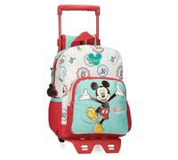 Disney Joumma Bags, Mickey Best Friends Together, Schulrucksack, Kindergartenrucksack, aus Polyester, mit Tragegriff Oben, Breiten und verstellbaren Schulterriemen, Mehreren Taschen