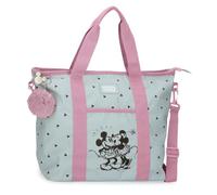 Joumma Disney Kisses M&M Laptoptasche, Blau, 45,5 x 32 x 16,5 cm, Polyester, blau, Laptoptasche