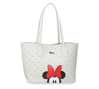 Disney Joumma Bowlogue Minnie Bolso Tote Beige 31x25,5x11,5 cm PU y Polyester