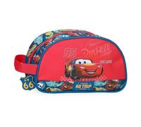 Disney Joumma Cars RD Trip Kulturbeutel, anpassbar, Rot, 24 x 14 x 10 cm, Polyester, L, rot, Brauchen anpassbar