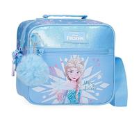 Joumma Disney Frozen Magic Ice Kulturbeutel, anpassbar, mit Umhängetasche, Blau, 25 x 21 x 11 cm, Polyester von Joumma Bags, blau, Kulturbeutel mit Schulterriemen