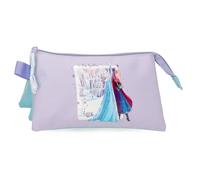 Disney Joumma Frozen In This Together Etui, dreifach, Violett, 22 x 12 x 5 cm, Polyester