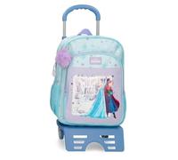 Joumma Disney Frozen In This Together Schulrucksack mit Trolley, Lila, 30 x 40 x 13 cm, Polyester, 15,6 l
