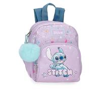 Disney Joumma Lovely Stitch Vorschulrucksack, Violett, 19 x 24 x 10 cm, Polyester, 4,56 l