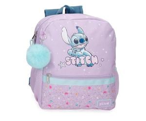 Disney Joumma Lovely Stitch Schulrucksack, Violett, 27 x 33 x 11 cm, Polyester, 9,8 l