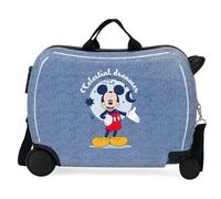 Disney Joumma Micky & Minnie, Kinderkoffer, blau, 50 x 38 x 20 cm, starr, 1,8 kg, ABS, 1,8 kg, 38 l, Handgepäck, blau, Talla única, Kinderkoffer