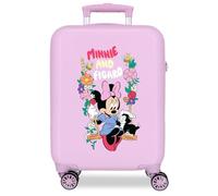 Disney Joumma Minnie Cute & Fun Kabinenkoffer Lila 33x50x20 cm Hartschale ABS Seitliches Zahlenschloss 28 l 2,2 kg 4 Doppelrollen Handgepäck