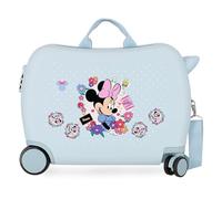 Disney Joumma Minnie Flowers Children's Suitcase Blau 50x38x20 cm Starr 2.05 kgs Seitlicher Kombinationsverschluss ABS 2.05 kgs 34L Handgepäck