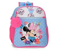 Disney Joumma Minnie Flowers Freizeitrucksack Blau Claro 27x33x11 cm Polyester 9, 8L
