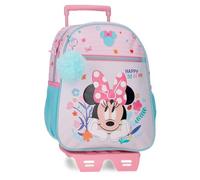 Disney Joumma Minnie Happy to Be Me Rucksack mit Trolley Rosa 27x33x11 cm Polyester 9,8L