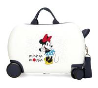 Disney Joumma Minnie-Magic-Kinderkoffer, Weiß, 45 x 31 x 20 cm, Harter ABS-Kunststoff, 24,6 l, 1,8 kg, 4 Räder, Handgepäck, weiß, Magic, Weiß
