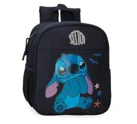 Disney Joumma Stitch Excited Vorschulrucksack, Schwarz, 21 x 25 x 10 cm, Polyester, 5,25 l, Schwarz, Talla única, Vorschulrucksack