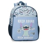 Disney Joumma Stitch Keep Going Schulrucksack Blau 27x33x11 cm Polyester 9,8L