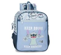 Disney Joumma Stitch Keep Going Spazier-Rucksack Blau 23x28x10 cm Polyester 6,44L
