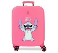 Joumma Disney Playful Kabinenkoffer, Fuchsia, 40 x 55 x 20 cm, starr, 2,74 kg, integrierter TSA-Verschluss, ABS, 2,74 kg, 37 l, ausziehbar