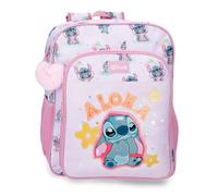 Disney Joumma Stitch You & Me Mauve Schulrucksack 30x40x13 cm Polyester 15.6L