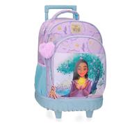 Disney Joumma Watch us Shine Rucksack, kompakt, 2 Rollen, Rosa, 32 x 45 x 21 cm, Polyester, 30,24 l, Rosa, kompakter Rucksack, 2 Rollen, Rose, Kompakter Rucksack mit 2 Rollen