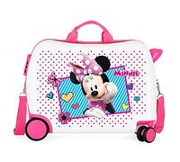 Disney Enjoy Minnie Icon Kinder-Koffer Rosa 50x38x20 cms Hartschalen ABS Kombinationsschloss 34L 2,3Kgs 4 Räder Handgepäck