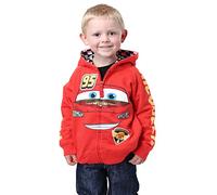 Disney Jungen Cars '95 Hoodie, Rot/Ausflug, einfarbig (Getaway Solids), 4 Jahre