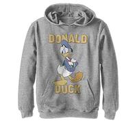 Disney Jungen Donald Duck Hoodie Sportlich für Kinder, Athletic meliert, XL
