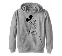 Disney Jungen Klassischer Mickey Formell Mickey Hoodie, Athletisch Heather, S