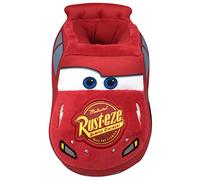 Disney Jungen Lightning McQueen Cars Plüsch Hausschuhe, Rot, 9-10 US Toddler
