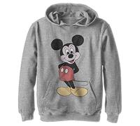 Disney Jungen Mickey Classic 80s Mickey Hoodie Hoodie, Heather Grey, XL
