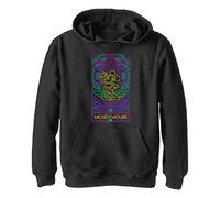 Disney Jungen Neon Line Art Hoodie, Schwarz, L
