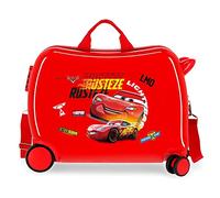 Disney Cars Rusteze Lightyear Kabinentrolley, Rot, 50 x 38 x 20 cm, Hartplastik, seitlicher Kombinationsverschluss, 34 l, 1,8 kg, 4 Räder, Handgepäck