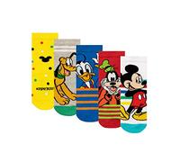 Disney Jungen Socken Packung mit 5 Mickey Mouse Mehrfarbig UK 4-6 EU 37-40