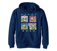 Disney Jungen Toy Story Pastel Foursquare Hoodie, Heather Navy, S