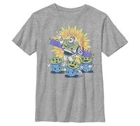 Disney Jungen Toy Story Vintage-t-shirt mit Buzz-motiv, Athletisch Heather, XS