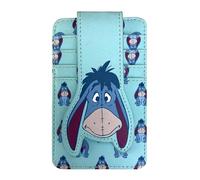 Disney Kartenhalter Geldbörse Minnie Mickey Stitch I-Aah Skellington Damen Slim Compact, I-Aah Hellblau