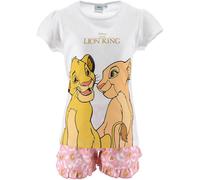 Disney König der Löwen Pyjama "Roi Lion" in Weiß - Größe 98 | Kinder Waesche