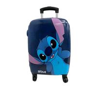 Disney Koffer Stitch Kabine - 4 rotierende und multidirektionale Rollen - personalisierte Doppelräder - sehr robuster Hartschalenkoffer mit ausziehbarem Griff - 50 x 33 x 20 cm, Mehrfarbig, 50 x 33 x