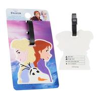 Disney Kofferanhänger für Flugreisen & Kreuzfahrten, Luggage Tag mit Adresse & Name - Stitch Travel Essentials (Mehrfarbig Eiskönigin)