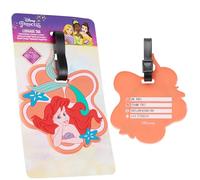 Disney Kofferanhänger für Flugreisen & Kreuzfahrten, Luggage Tag mit Adresse & Name - Stitch Travel Essentials (Mehrfarbig Arielle)