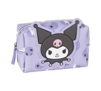 Disney Kulturbeutel, Schminktasche, Reisetasche, Clutch, Federmäppchen, Organizer Zubehör, Kuromi, 17 X 10 X 7 CM, Beauty