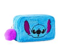 Disney Stitch Kosmetiktasche Damen Teenager, Kulturtasche Klein mit Reißverschluss, Kulturbeutel für Reise Zubehör, Geschenke für Frauen (Blau Stitch)