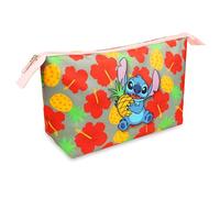 Disney Kulturtasche Damen Stitch Kosmetiktasche Kulturbeutel Damen und Teenager Mädchen Make Up Aufbewahrung Lilo und Stitch Mickey Geschenkidee (Mehrfarbig)