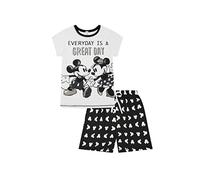 Disney Kurzer Damen-Schlafanzug Minnie und Mickey Every Day is a Great Day, Baumwolle, Für jeden Tag, 10-12