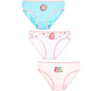 Disney La Little Mermaid Set 3 Slips mit Ariel, für Mädchen, 100 % Baumwolle, Rosa, 6-8 Jahre